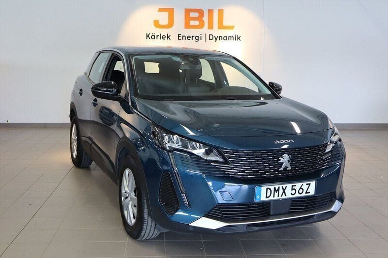 Blå Begagnad 2022 Peugeot 3008 Active SUV | 219 900 kr (Marknadspris) - Bild 1/4