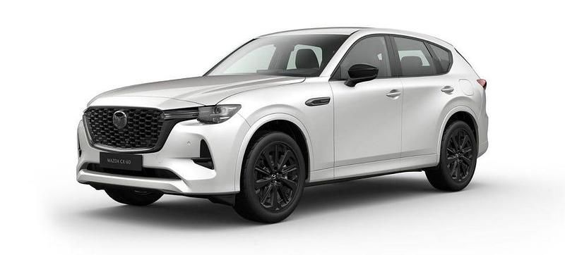 Rhodium white Ny 2025 Mazda CX-60 Homura-Line SUV | 598 700 kr (Marknadspris) - Bild 1/1