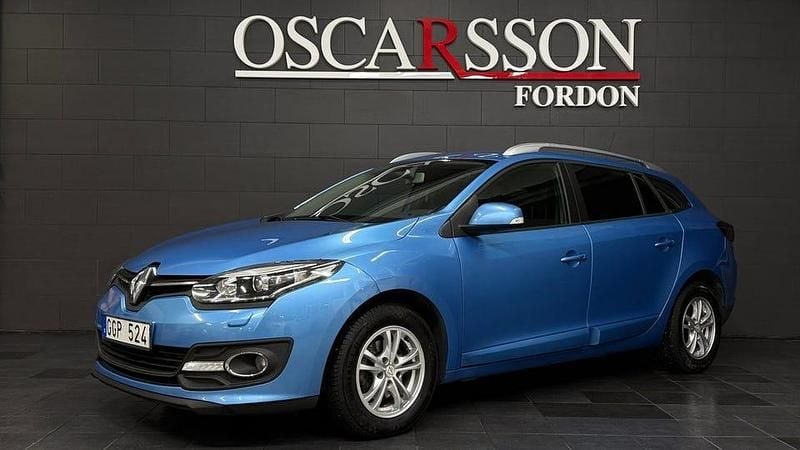 Blå Begagnad 2014 Renault Mégane GrandTour Kombi | 49 700 kr (Marknadspris) - Bild 1/4