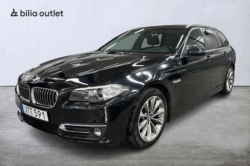 Svart Begagnad 2017 BMW 520 Kombi | 219 900 kr (Bra pris) - Bild 1/3