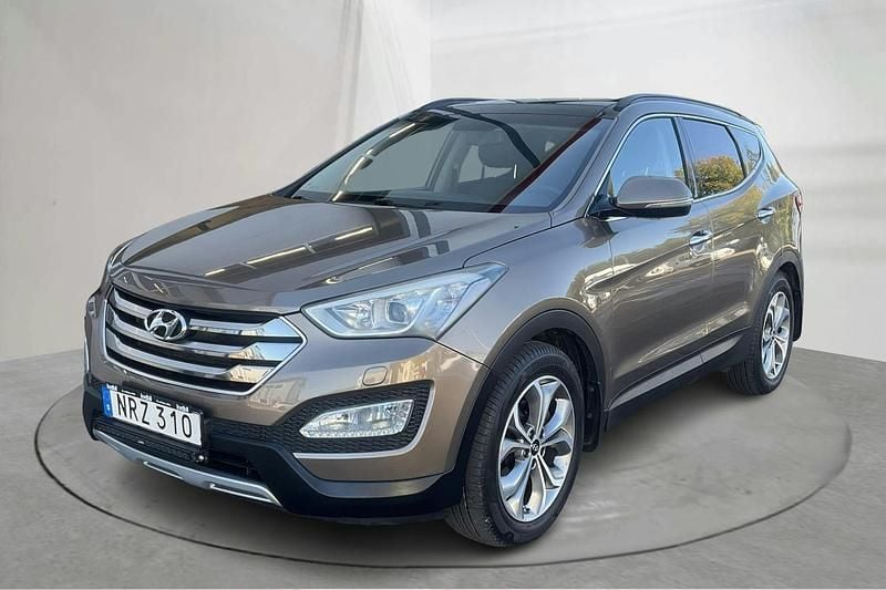 Ljusbrun Begagnad 2015 Hyundai Santa Fe Premium SUV | 164 000 kr (Marknadspris) - Bild 1/4