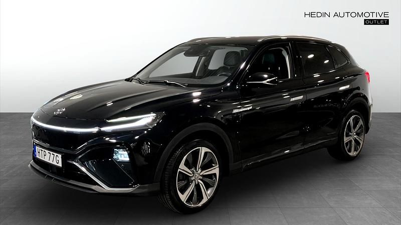 Svart (black) Begagnad 2021 MG Marvel R Luxury SUV | 252 900 kr - Bild 1/4
