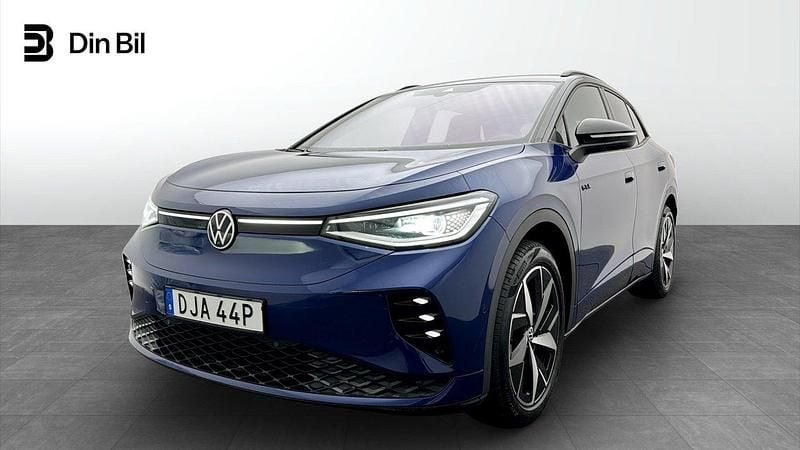 Blå (blue dusk metallic black) Begagnad 2023 VW ID.4 GTX SUV | 439 900 kr (Dyr) - Bild 1/4