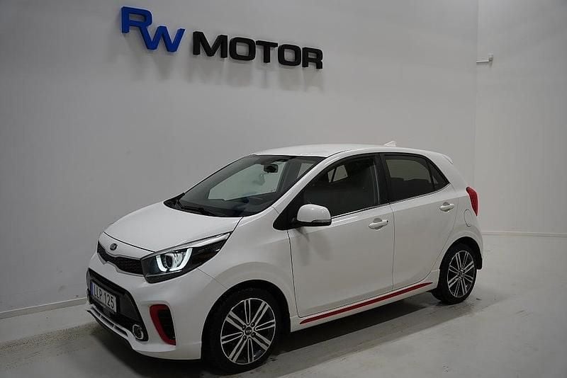 Vit Begagnad 2017 Kia Picanto GT-Line Halvkombi | 99 900 kr (Marknadspris) - Bild 1/4