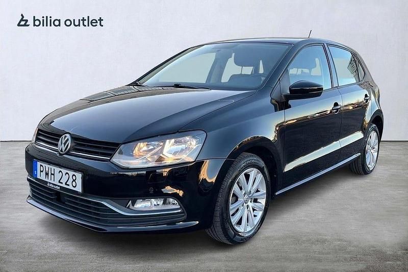 Svart Begagnad 2016 VW Polo Halvkombi | 144 900 kr (Marknadspris) - Bild 1/3
