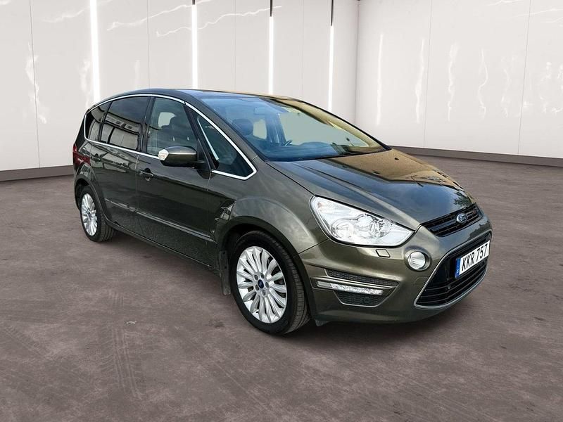 Grön Begagnad 2014 Ford S-MAX S Minibuss | 109 900 kr (Lite dyr) - Bild 1/4