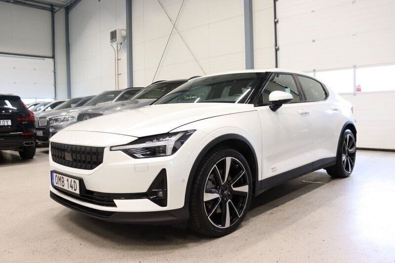 Vit Begagnad 2020 Polestar 2 Long Range Dual motor Sedan | 339 900 kr (Marknadspris) - Bild 1/4