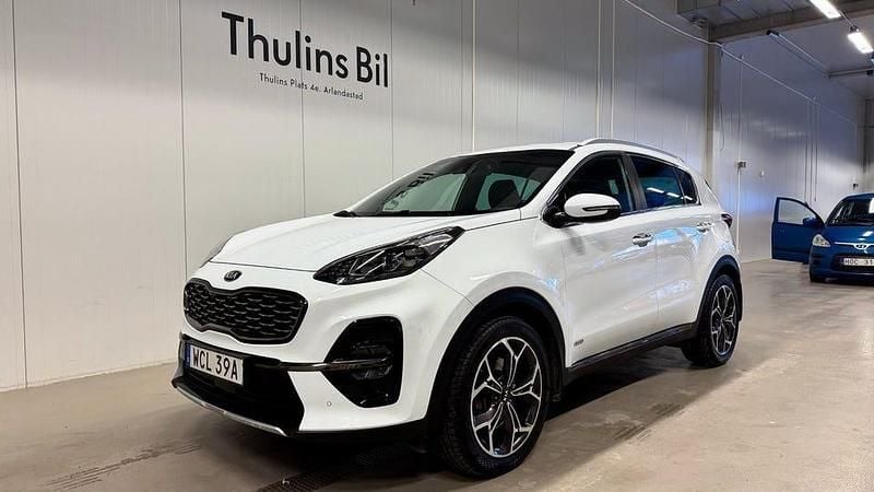 Vit Begagnad 2020 Kia Sportage GT-Line SUV | 219 900 kr (Superpris) - Bild 1/4