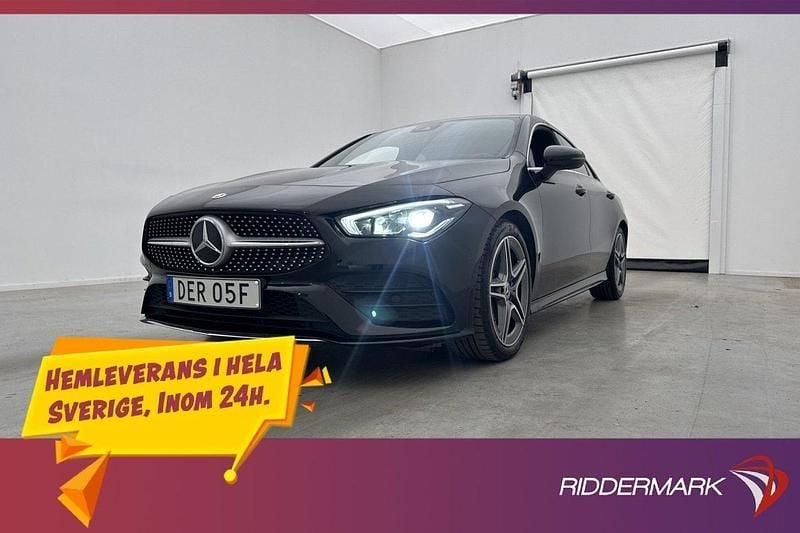 Svart Begagnad 2020 Mercedes 200 AMG Sportkupé | 319 800 kr - Bild 1/3