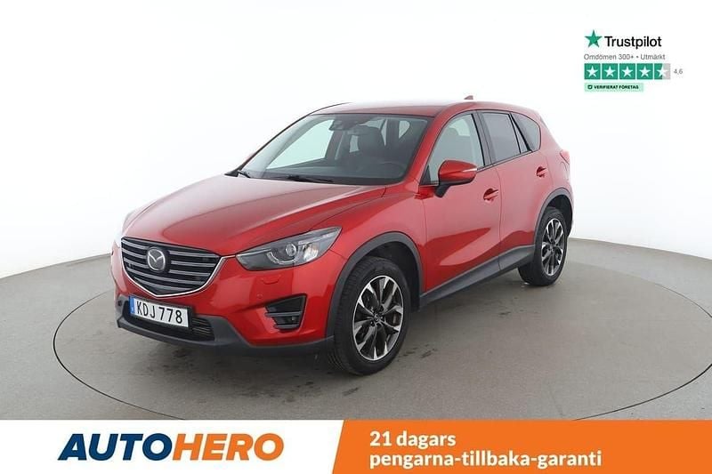 Röd Begagnad 2015 Mazda CX-5 Optimum SUV | 150 000 kr (Marknadspris) - Bild 1/4