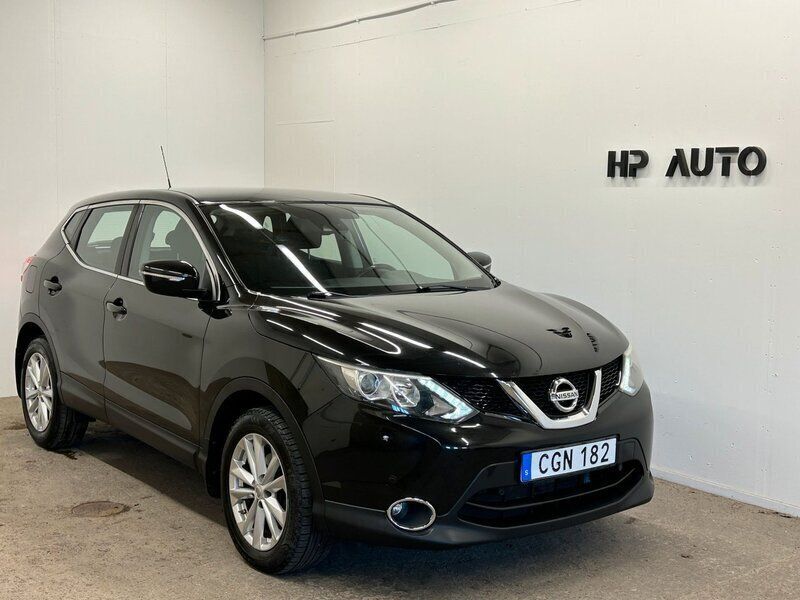 Svart Begagnad 2014 Nissan Qashqai Acenta SUV | 87 000 kr (Marknadspris) - Bild 1/4