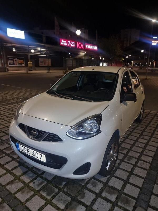 Vit Begagnad 2017 Nissan Micra Halvkombi | 53 000 kr (Superpris) - Bild 1/4