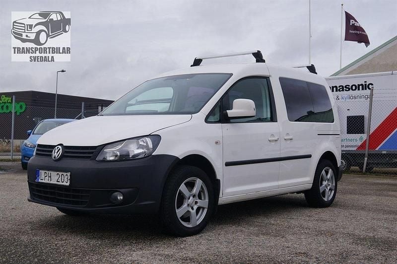 Vit Begagnad 2011 VW Caddy Minibuss | 89 000 kr - Bild 1/4