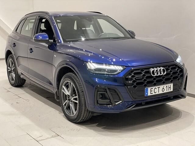 Navarrablü metallic Begagnad 2023 Audi Q5 S-Line SUV | 469 000 kr (Lite dyr) - Bild 1/4