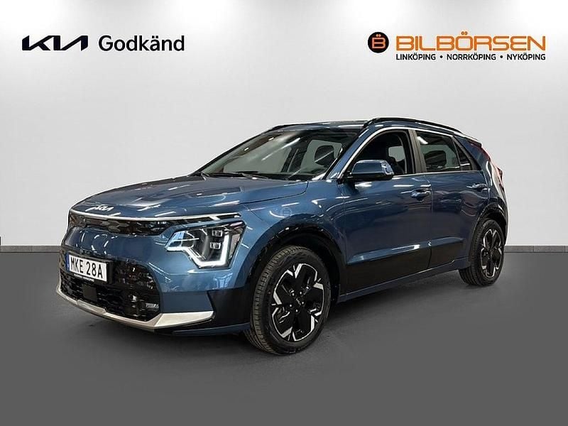 Blå Begagnad 2022 Kia e-Niro SUV | 349 900 kr (Lite dyr) - Bild 1/4