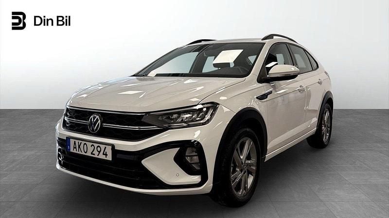 Vit Begagnad 2022 VW Taigo R-line SUV | 269 900 kr (Lite dyr) - Bild 1/4