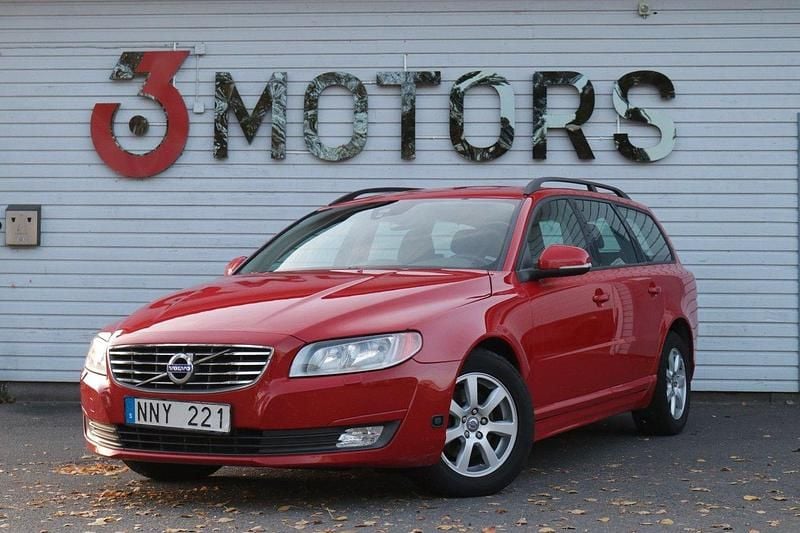 Röd Begagnad 2014 Volvo V70 Standard Kombi | 127 900 kr (Marknadspris) - Bild 1/4