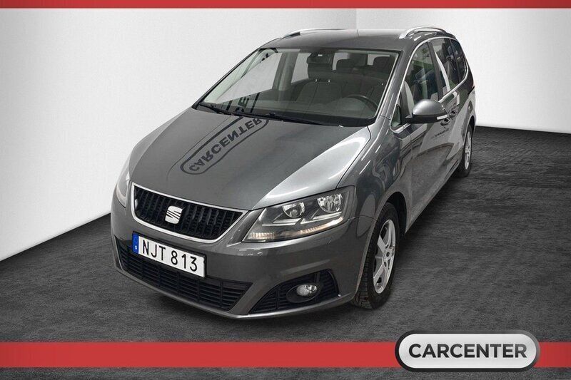 Mörkgrå Begagnad 2013 Seat Alhambra Minibuss | 119 900 kr (Bra pris) - Bild 1/4