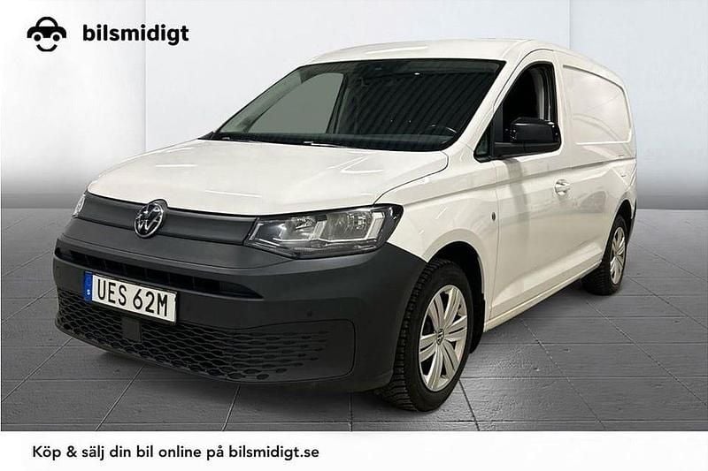 Vit Begagnad 2023 VW Caddy Maxi Minibuss | 219 900 kr (Bra pris) - Bild 1/3