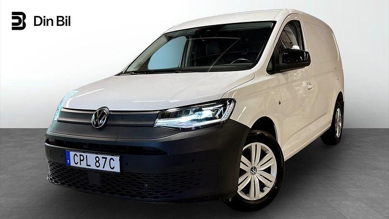 Vit (candyvit) Begagnad 2025 VW Caddy Maxi Minibuss | 344 900 kr (Marknadspris) - Bild 1/4