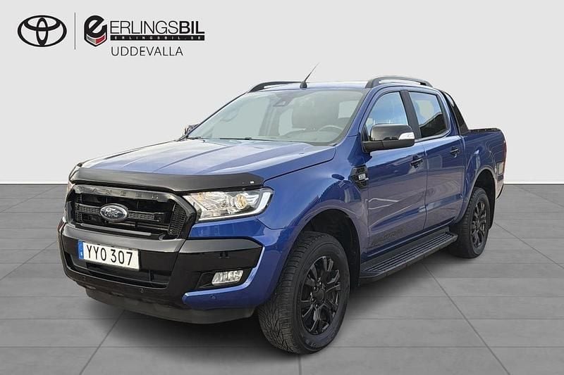 Blå Begagnad 2019 Ford Ranger Wildtrack Pickup | 319 900 kr (Superpris) - Bild 1/4