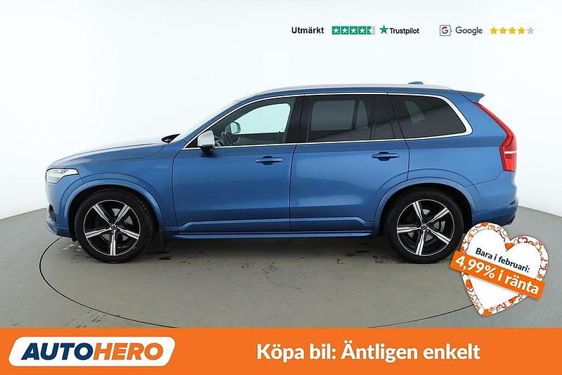 Begagnad Volvo XC90 R-Design 314 HK (230 kW) 2018 Blå SUV