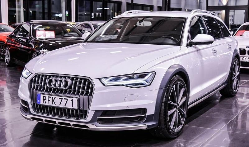 Vit Begagnad 2016 Audi A6 Allroad Sport Kombi | 169 900 kr (Dyr) - Bild 1/4