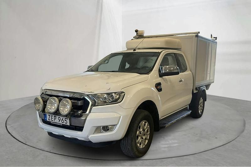 Vit Begagnad 2018 Ford Ranger Pickup | 199 000 kr (Bra pris) - Bild 1/4