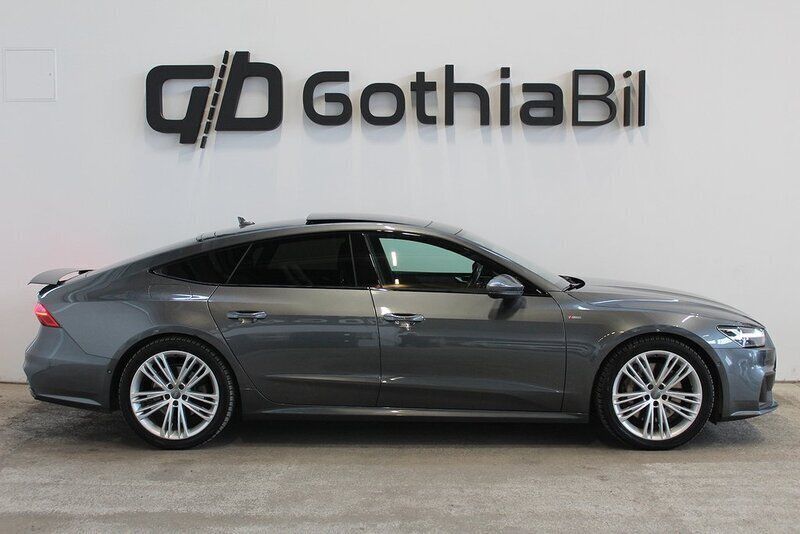 Grå Begagnad 2018 Audi A7 Sportback S-Line Halvkombi | 399 900 kr (Marknadspris) - Bild 1/4