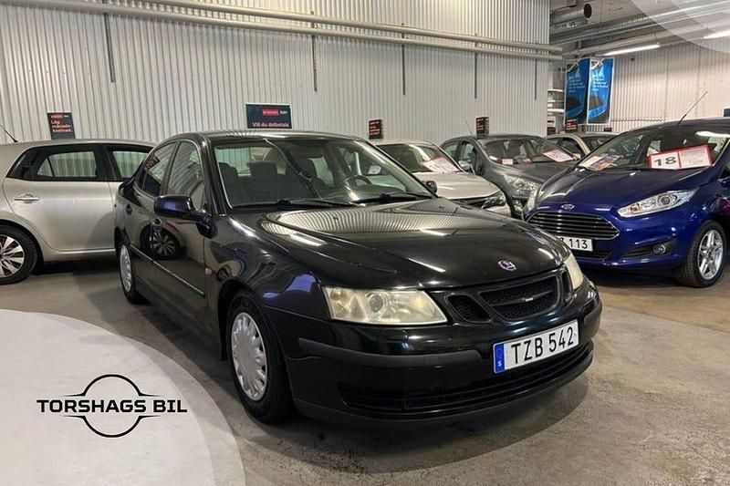 Svart Begagnad 2003 Saab 9-3 Linear Sedan | 24 900 kr - Bild 1/4