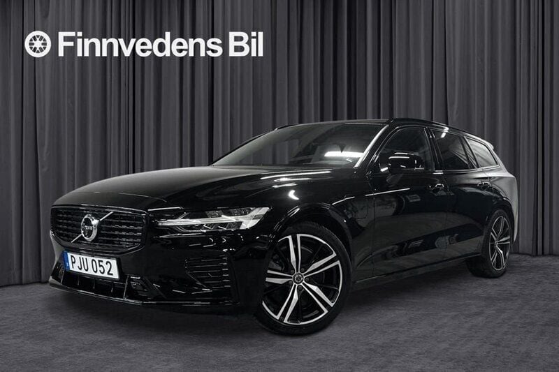 Svart Begagnad 2022 Volvo V60 R-Design Kombi | 479 000 kr (Marknadspris) - Bild 1/4