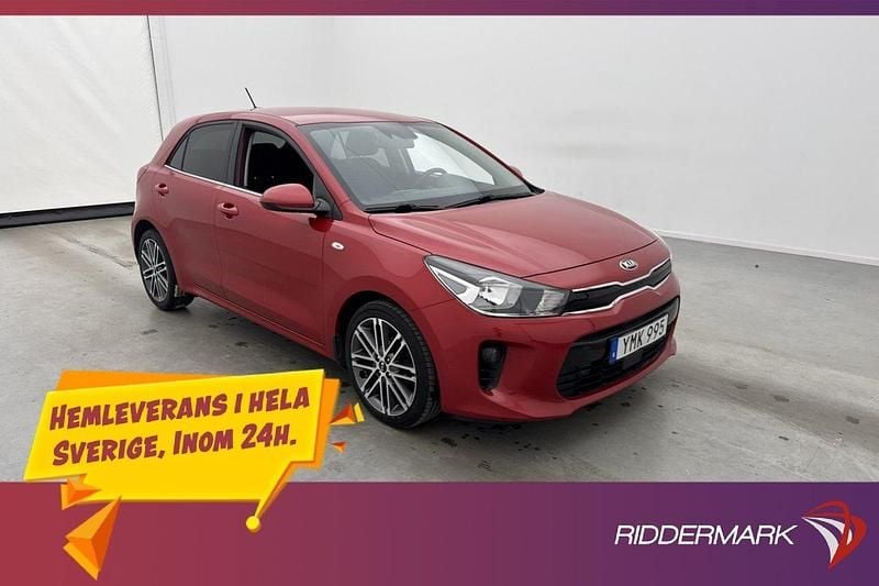 Röd Begagnad 2017 Kia Rio Halvkombi | 153 900 kr (Marknadspris) - Bild 1/3