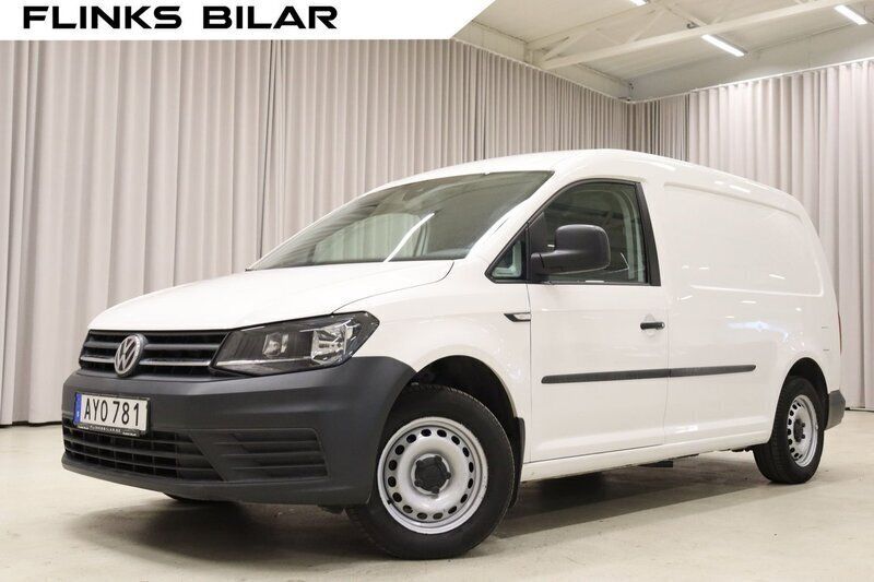 Vit Begagnad 2019 VW Caddy Maxi Minibuss | 199 900 kr (Marknadspris) - Bild 1/4