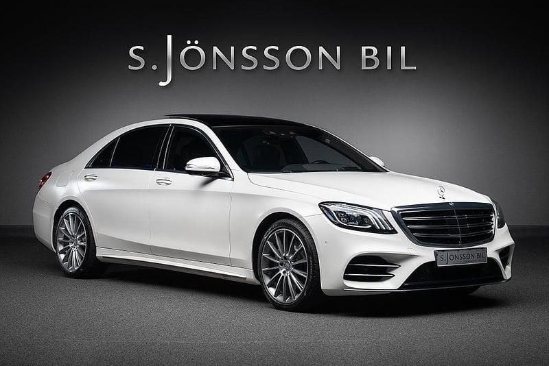 Vit Begagnad 2018 Mercedes S560 AMG Sedan | 649 000 kr - Bild 1/4