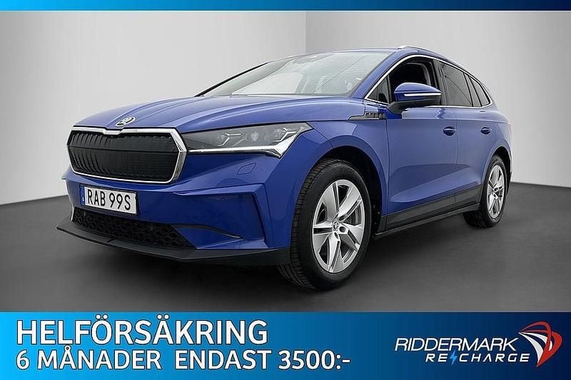 Begagnad Skoda Enyaq iV 150 kW (204 HK) 2022 Blå SUV