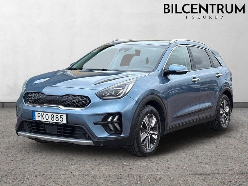 Blå (blå metallic) Begagnad 2022 Kia Niro Advance SUV | 99 900 kr - Bild 1/4