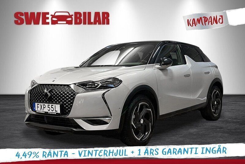 Grå Begagnad 2022 DS Automobiles DS3 Crossback E-Tense SUV | 244 900 kr (Lite dyr) - Bild 1/4