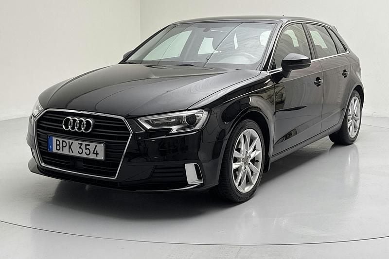 Svart Begagnad 2018 Audi A3 Proline | 154 900 kr - Bild 1/4
