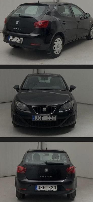 Svart Begagnad 2010 Seat Ibiza Halvkombi | 35 000 kr (Bra pris) - Bild 1/4