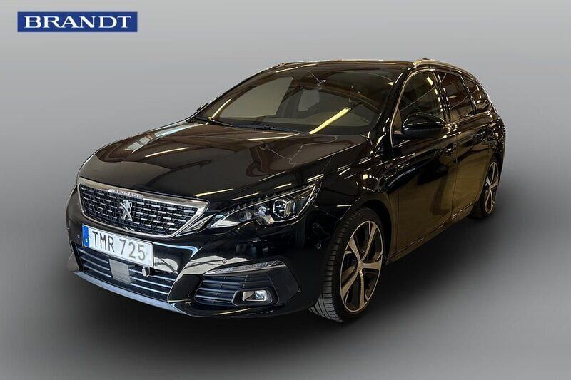 Svart Begagnad 2018 Peugeot 308 GT Kombi | 219 000 kr (Dyr) - Bild 1/4