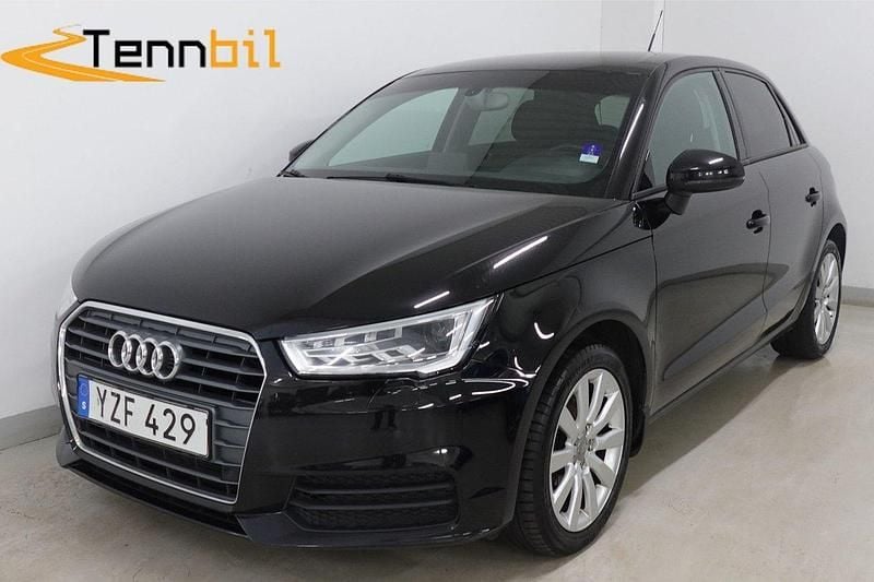 Svart Begagnad 2018 Audi A1 Sportback Proline Halvkombi | 158 900 kr (Bra pris) - Bild 1/4