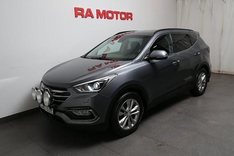 Silver Begagnad 2016 Hyundai Santa Fe Premium SUV | 189 900 kr (Marknadspris) - Bild 1/3