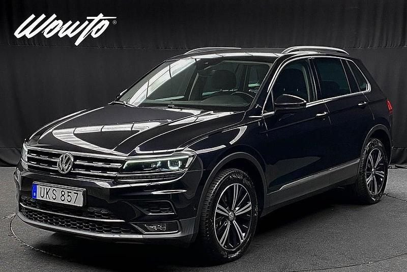 Svart Begagnad 2017 VW Tiguan Executive SUV | 254 800 kr (Marknadspris) - Bild 1/3