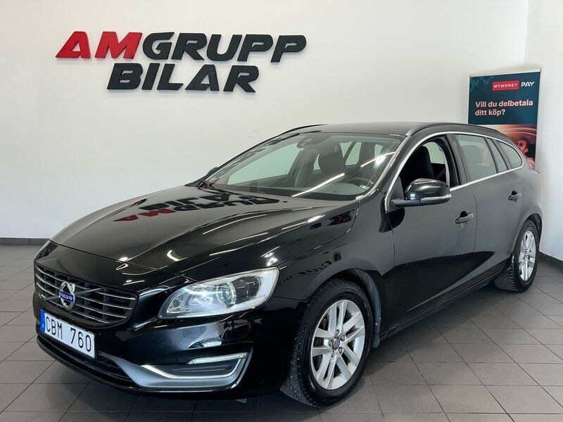 Svart Begagnad 2013 Volvo V60 Momentum Kombi | 119 900 kr (Marknadspris) - Bild 1/4