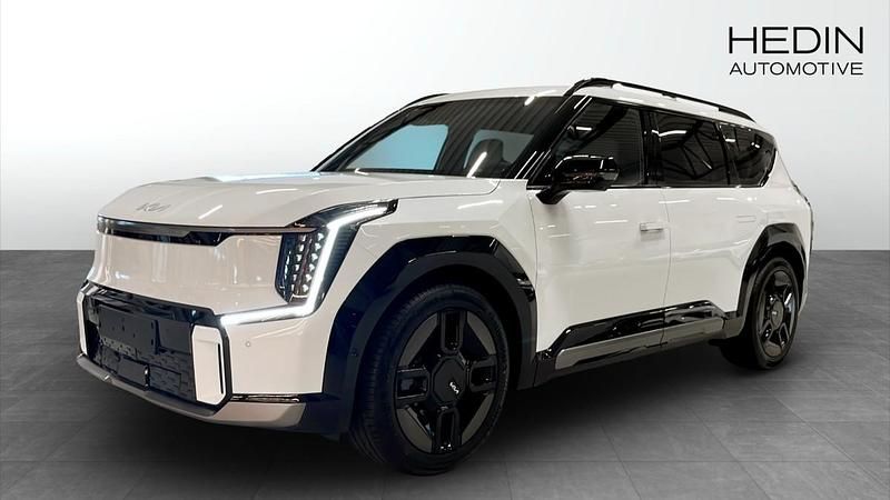 Vit (white) Ny 2025 Kia EV9 GT-Line SUV | 889 900 kr - Bild 1/4