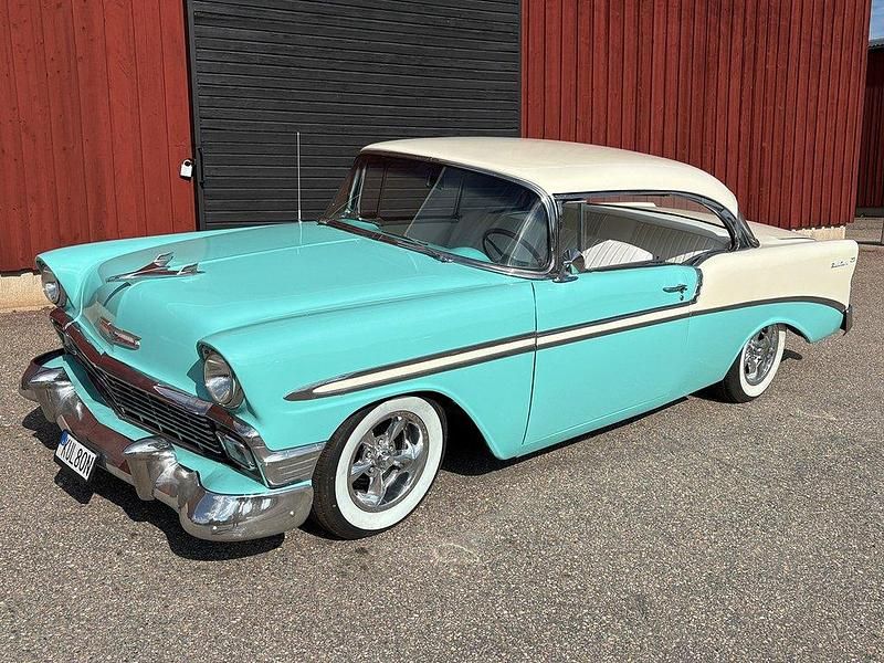 Flerfärgad Begagnad 1956 Chevrolet Bel Air Sport Sportkupé | 339 000 kr - Bild 1/4