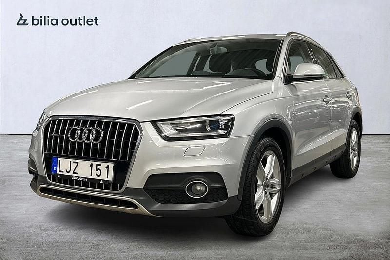 Silver Begagnad 2013 Audi Q3 Comfort SUV | 139 900 kr (Marknadspris) - Bild 1/3