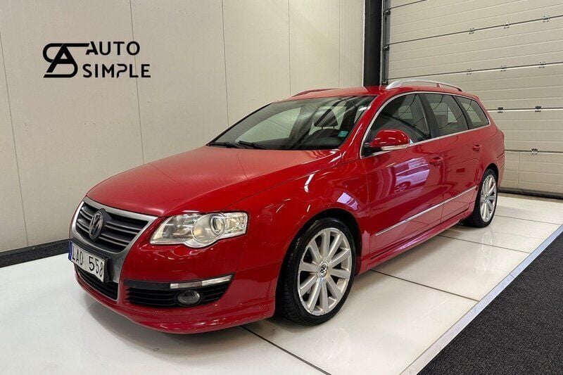 Röd Begagnad 2010 VW Passat R-line Kombi | 69 900 kr - Bild 1/3
