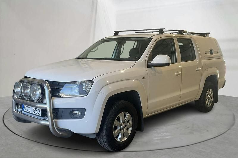 Vit Begagnad 2013 VW Amarok Pickup | 125 000 kr (Bra pris) - Bild 1/4