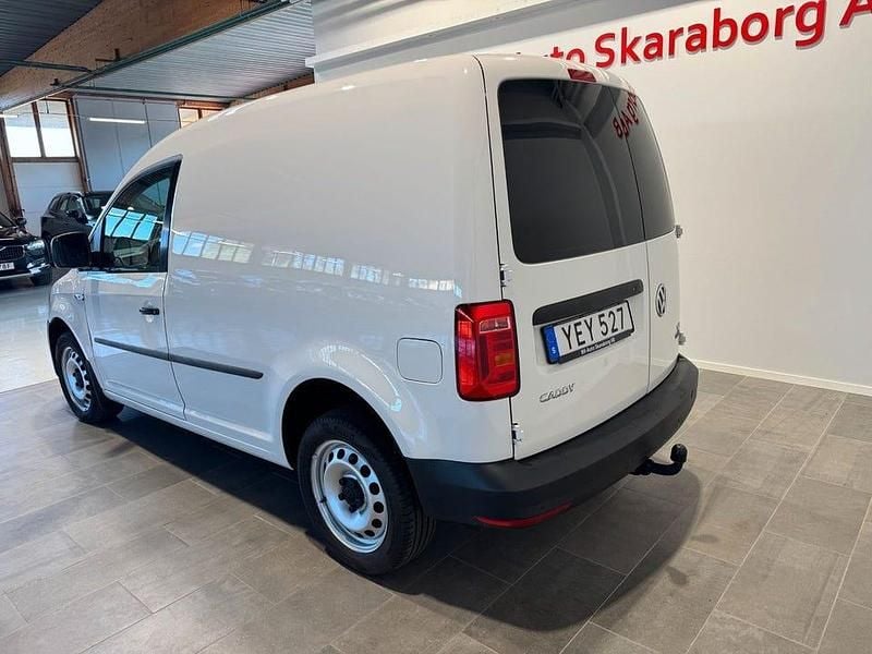 Begagnad VW Caddy 123 HK (90 kW) 2017 Vit Minibuss